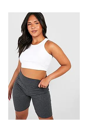 Boohoo Plus High Waisted Sculpt Cycling Shorts