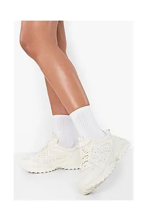 Boohoo Chunky Sole Tag Detail Trainer