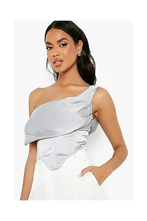 Boohoo One Shoulder Occassion Corset Top