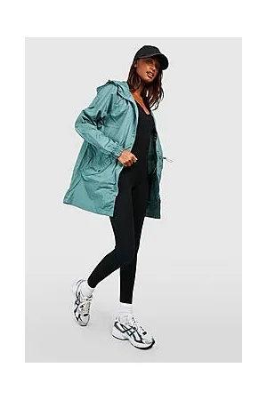 Boohoo Hooded Synch Waist Mac
