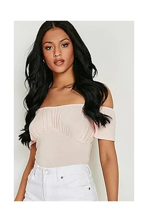 Boohoo Tall Ruche Bodysuit