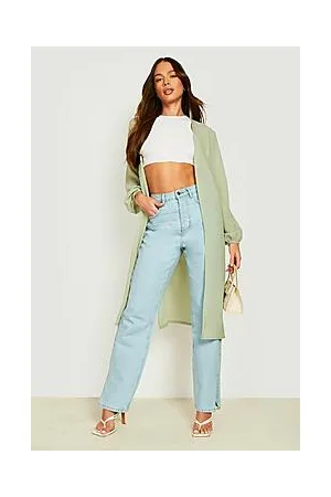 Boohoo Woven Shirred Balloon Sleeve Kimono