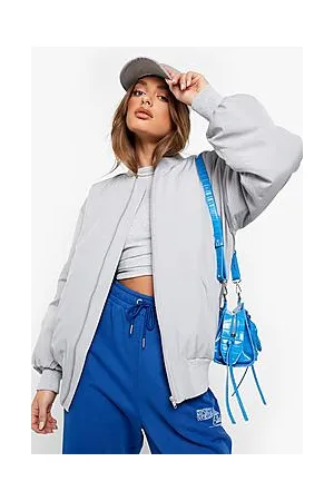Boohoo Oversized Bomber Jacket