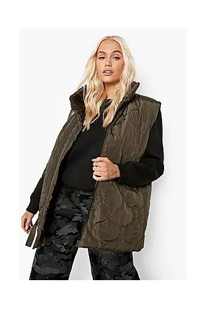 Boohoo Quilt Detail Oversized Gilet