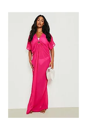 Boohoo Tall Chiffon O Ring Kaftan