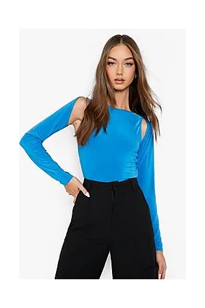 Boohoo Cut Out Shoulder Detail Bodysuit