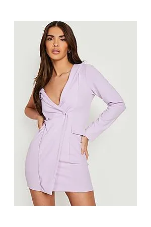 Boohoo Asymmetric One Sleeve Blazer Dress