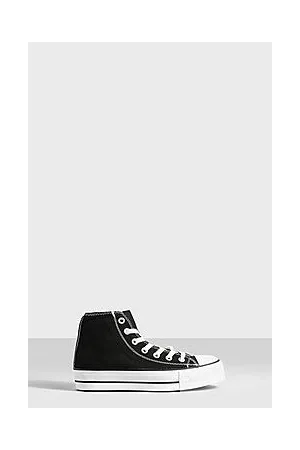 Boohoo Chunky Canvas High Top
