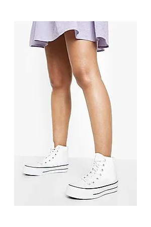 Boohoo Chunky Canvas High Top
