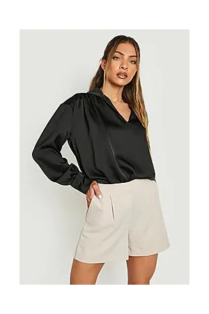 Boohoo Satin Relaxed Fit Tunic