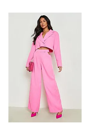 Boohoo Cut Out Side Wide Leg Trousers