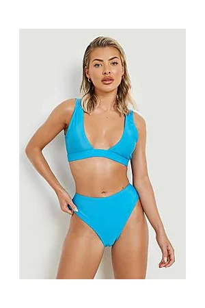 Boohoo Plunge Triangle Bikini Top