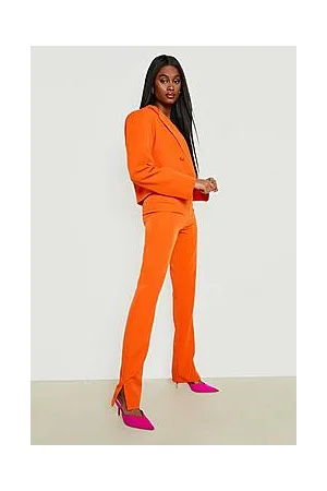 Boohoo Split Side Slim Fit Tailored Trousers