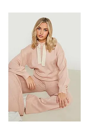 Boohoo Woman Ribbon Knitted Hoodie
