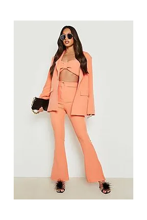 Boohoo Tall Flare Tailored Trouser