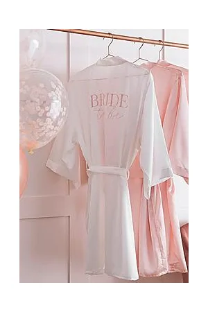 Boohoo Ginger Ray Bride To Be Satin Robe