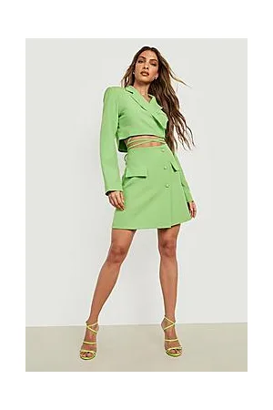 Boohoo Wrap Detail Mini Skirt