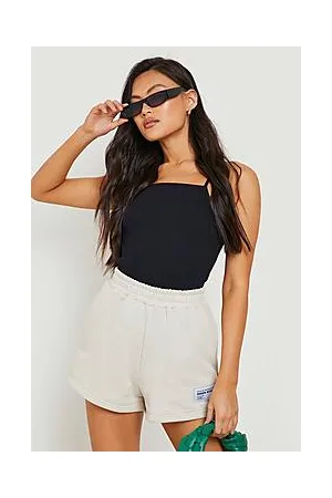 Boohoo Spaghetti Strap Rib Racer Bodysuit