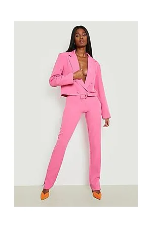 Boohoo Split Side Slim Fit Tailored Trousers