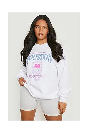 Boohoo Plus Houston Printed Sweat