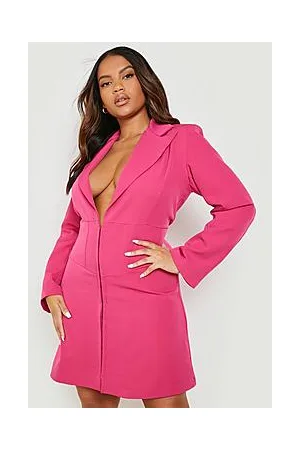 Boohoo Plus Corset Style Blazer Dress