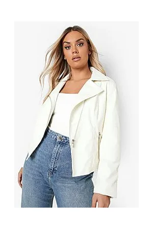 Boohoo Plus Pu Biker Jacket