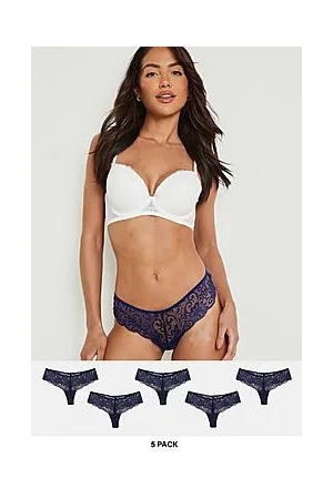 Boohoo 5 Pack Lace Brazilian