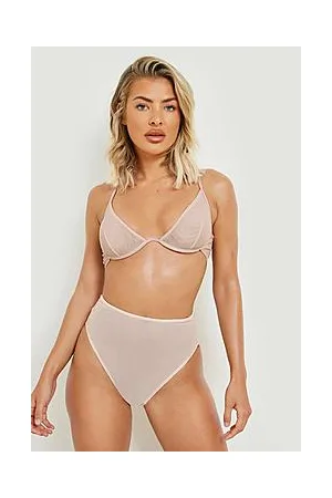 Boohoo Power Mesh Underwire Bra