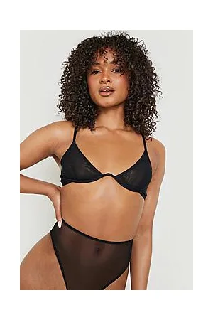 Boohoo Power Mesh Underwire Bra