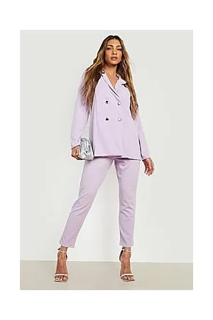 Boohoo Double Breasted Blazer & Slim Fit Trousers