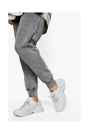 Boohoo Tonal Mesh Detail Chunky Trainer