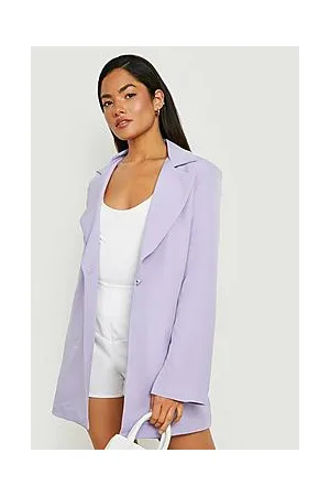 Boohoo Split Sleeve Tailored Relaxed Fit Blazer