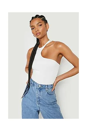 Boohoo Tall Double Slinky Cut Out Bodysuit