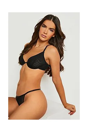 Boohoo Fuller Bust Power Mesh Underwire Bra