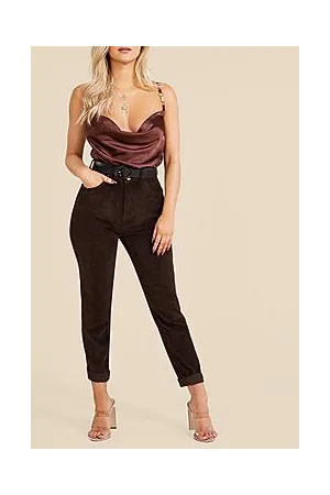 Boohoo Satin Cowl Bodysuit