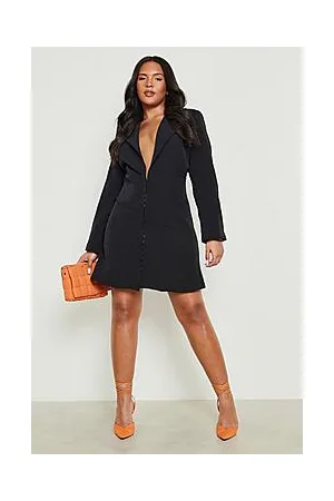 Boohoo Plus Corset Style Blazer Dress
