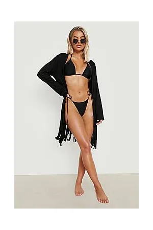 Boohoo Tassel Beach Kimono