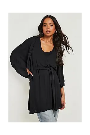 Boohoo Petite Volume Sleeve Kimono