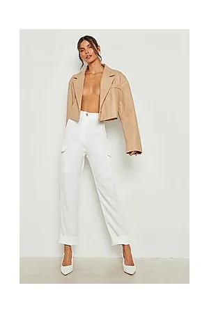 Boohoo Pocket Detail Turn Up Cargo Trousers