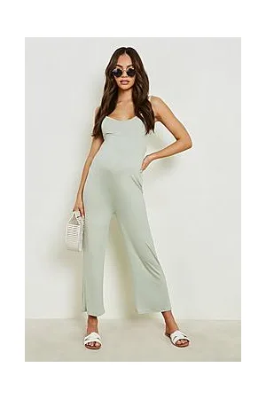 Boohoo Maternity Strappy Culotte Jumpsuit