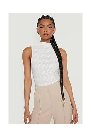 Boohoo Tall Textured Bodysuit