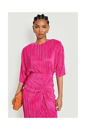 Boohoo Tall Plisse Oversized T-shirt