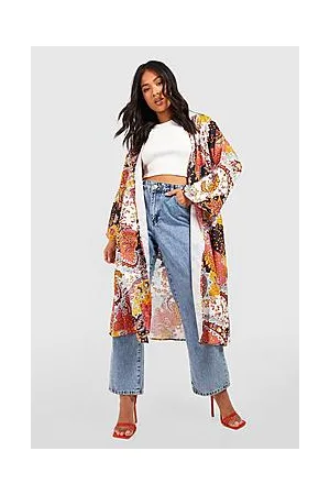 Boohoo Petite Paisley Print Kimono