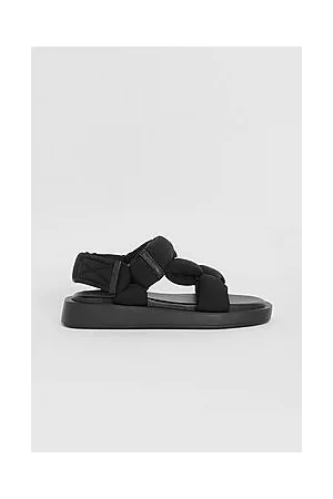 Boohoo Wide Fit Chunky Padded Strap Flatform Sandal