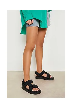 Boohoo Chunky Padded Strap Flatform Sandal