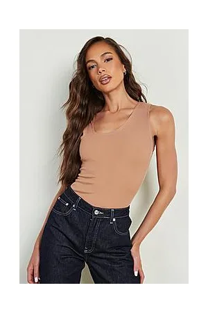 Boohoo Tall Rib Elevated Basic Bodysuit