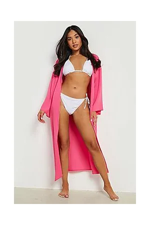 Boohoo Petite Chiffon Beach Kimono