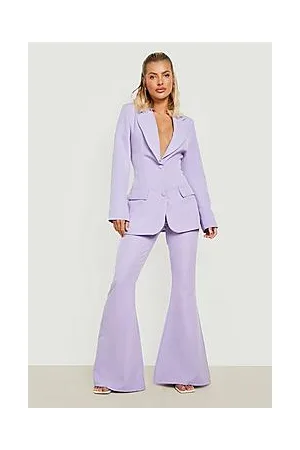Boohoo Lace Up Back Tailored Fitted Blazer