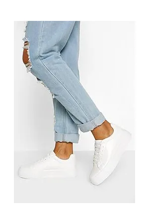 Boohoo Basic Platform Lace Up Trainers