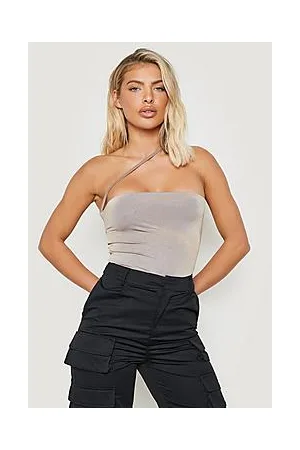 Boohoo Strap Detail Double Layer Bodysuit